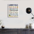 thumbnail image 3 of Laundry Rules Canvas Wall Art Rustic Funny Prints Signs Framed Wood Background Bathroom HD Picture Artwork Home Decor (Laundry-02, 12 X 15 inch), 3 of 4