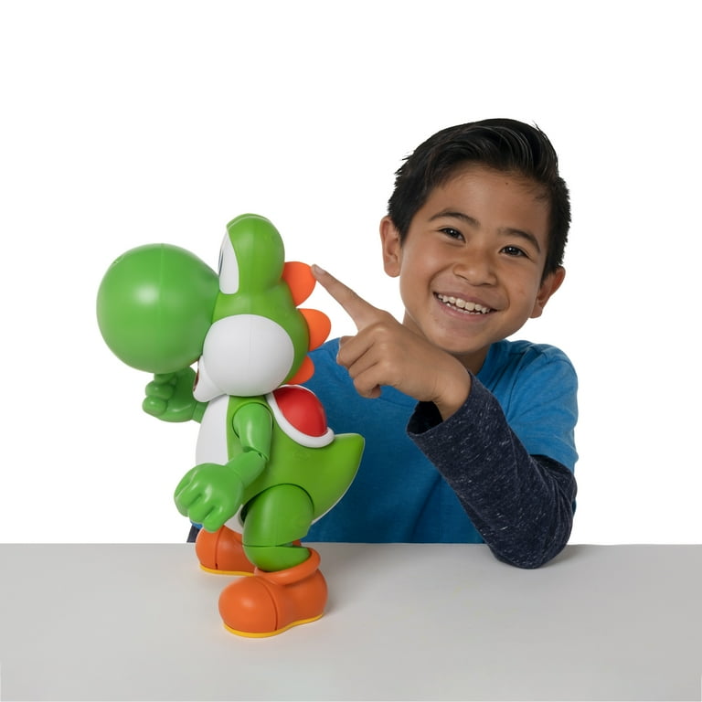Nintendo Super Mario Let's Go Yoshi Talking Toy for Kids with 20