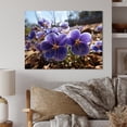 thumbnail image 2 of Designart "Vibrant Photo of the Violets Field I" Floral Metal Wall Art, 2 of 5