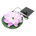 thumbnail image 1 of OULII 1Set Purple Solar Powered Water Lily Fountain for Garden Pond Outdoor Pool Decoration Durable ABS, 1 of 8