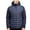 Blue, variant on Men's Lightweight Puffer Jackets, Water-Resistant Casual Winter Hooded Coat, Travel