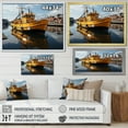 thumbnail image 4 of Designart "Contrasts Along the Port Quayside III" Nautical & Beach Floater Framed Canvas Print, 4 of 7