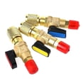 thumbnail image 4 of 1/4 Male To 1/4 Female Straight Ball Charging For R22 Refrige For Standard 1/4 SAE Refrigerant Charging Hose, 4 of 5