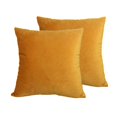 thumbnail image 1 of 2pcs Soft Throw Pillow Covers, Decorative Pillowcase Cushion Covers Yellow, 1 of 8