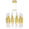 thumbnail image 1 of CWI Lighting Lustre à 24 Lumières avec Fini Satiné Doré, 1 of 2