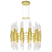 CWI Lighting 24 Light Chandelier with Satin Gold finish