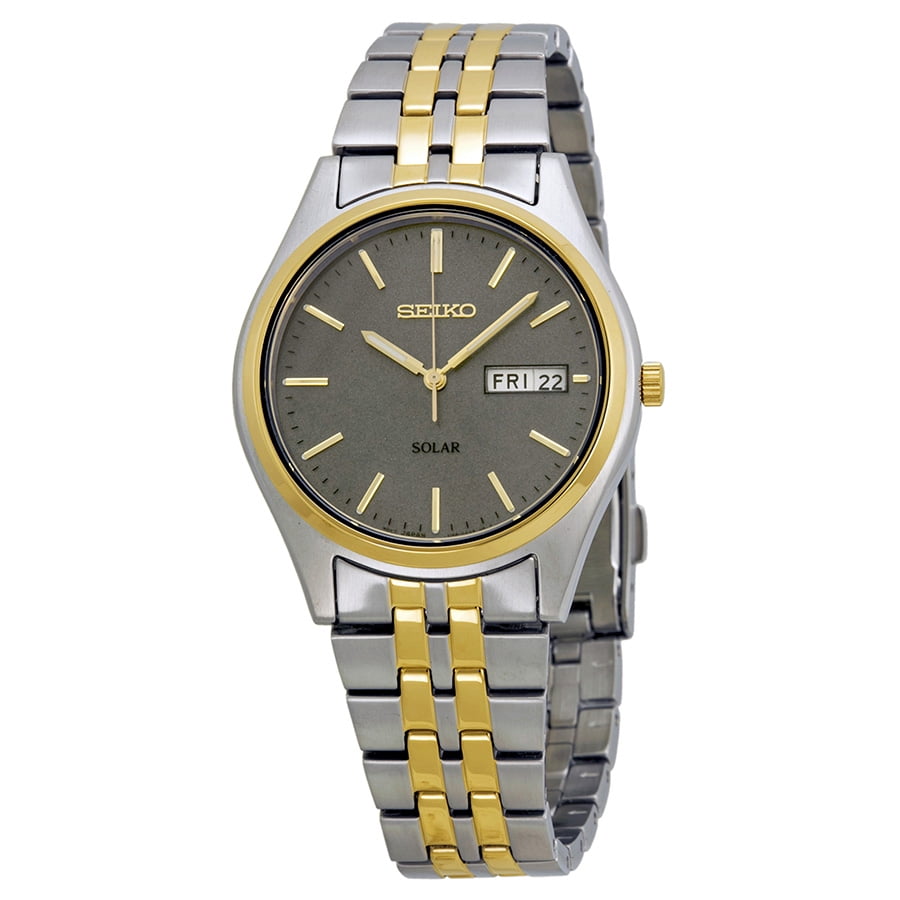 seiko men's gold tone watches