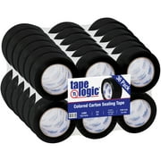 Tape Logic Carton Sealing Tape,2x110 yd.,Black,PK36 T90222BK