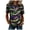 #150-Black, variant on Craaazy Mardi Gras Shirts for Women Casual Loose Leisurely Printed Bow Prints Crewneck Casual Short Sleeve Carnival Party Celebrate Clothes Gifts