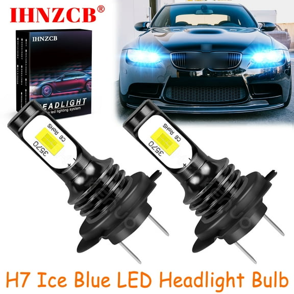 IHNZCB H7 for Bmw E90 F30 328i 330i 335i Ice Blue Led Headlights Bulb Low Beam,HKL,Y14