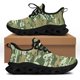 thumbnail image 1 of Yikeluo Zapatillas deportivas de malla con diseño de calaveras de azúcar para niñas, transpirables, con cordones, para mujer, calzado de plataforma para lactancia, 1 of 6
