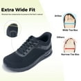 thumbnail image 3 of Artlea Womens Wide Toe Box Shoes Walking Sneakers with Arch Support Slip On Fashion Tennis Shoes for Long-time Walking, US Size 9.5, 3 of 7