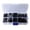 Black, variant on YAHHU 226 Pieces Guitar Screws Assortment Kit Bridge Spring Mounting Repair Maintenance Accessories for Acoustic Electric Bass Guitar, Silver (226 Pieces/Box, 10 inches / 25.4 cm)
