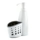 thumbnail image 2 of Dispensador De Jabón 2 En 1, Caja De Cesta De Almacenamiento, Tipo De Prensa Multifuncional, Botella Separada, Accesorios De Baño, Escurridor De Ducha Monstrate HA029797-00, 2 of 5