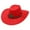 Red, variant on Western Cowboy Hat For Men Women Vintage Style With Star Buckle Decoration Little Boys Cowboy Hat Cowboy Hat Party Pack Cowboy Hat for Women Vintage Western Hat Bands Cowboy Hats for Women with String