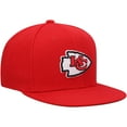 thumbnail image 3 of Youth Mitchell & Ness Red Kansas City Chiefs Gridiron Classics Ground Snapback Hat, 3 of 5