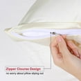 thumbnail image 2 of Unique Bargains Satin Pillowcase Zippered Silky Sateen, 2 of 9
