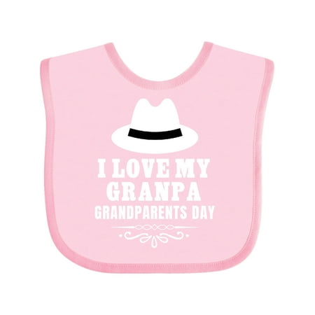 

Inktastic Grandparents Day I Love My Granpa Gift Baby Boy or Baby Girl Bib