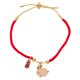 thumbnail image 1 of KAKOWELY Pulsera ajustable de conejo Pulsera trenzada de cuerda roja Pulsera del año del conejo, 1 of 5