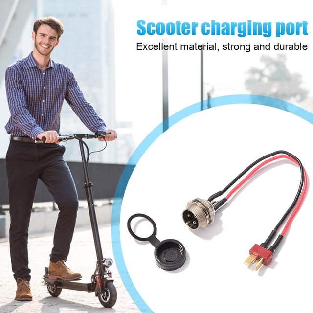 Puerto De Carga Para Scooters Piezas eléctricas de las piezas del scooter Puerto de carga T-Head para KUGOO M4 PRO