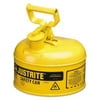 Justrite Type I Steel Safety Can, Diesel, 1 gal, Yellow - 1 EA (400-7110200)