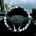 thumbnail image 4 of Vintage Flowers Steering Wheel Cover Auto Steering Wheel Protector, Anti-Slip, Breathable, Absorbing Sweat, Universal Car Accessories 14.5–15 inch,Fit for Most Car, Trucks, SUV, 4 of 10