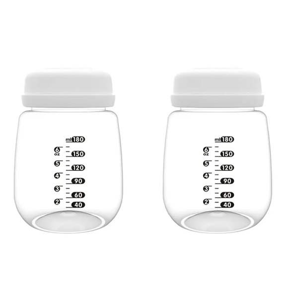 de Recolección para Extractores de Leche para Spectra S2/S1/9 Plus,  de 180ml con Collar y Disco de Sellado