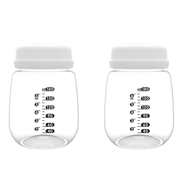 de Recolección para Extractores de Leche para Spectra S2/S1/9 Plus, de 180ml con Collar y Disco de Sellado