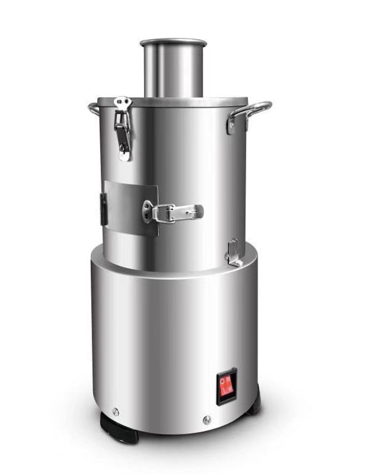 INTBUYING Automatic Electric Stainless Steel Whole Garlic Peeling Machine with Pure Copper Core Motor Household and Commercial Dry Garlic Separator