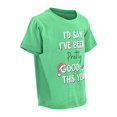 thumbnail image 5 of Unique Baby Boys Ive Been Pretty Good-ish Funny Christmas T-Shirt (2Y, Green), 5 of 5