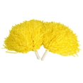 thumbnail image 1 of Pom-pom girls, pompons, escouade, cheerleading, sport, fête, danse, accessoires utiles (jaune), 1 of 4