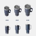 thumbnail image 2 of YETI Rambler 42 oz Tumbler with Handle and Straw Lid, Travel Mug Water Tumbler, Vacuum Insulated Cup with Handle, Stainless Steel, Wild Vine Red, 2 of 8