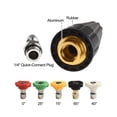 thumbnail image 4 of 3600PSI Turbo Nozzle for Pressure Washer Rotating Nozzle and 5 Tips 1/4\ Quick, 4 of 12
