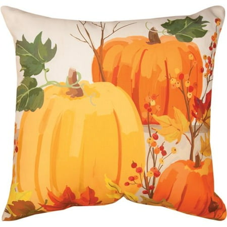 Edge Pillow - Manual Woodworkers & Weavers Fall Pumpkins Knife Edge Throw Pillow