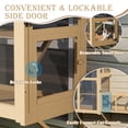 thumbnail image 5 of Magic Union Catio Large Cat Window Box, Wooden Cat Window Perch Enclosure W/4 Platform & 3 Door for Sunbathing, Overlooking, Expandable Cats Window Box with Tunnel Connection, All Weather Use, 5 of 11