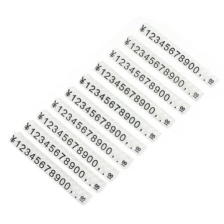 10pcs Market Price Display Signs Jewelry Price Tags Price Labels for Stores  