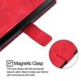 thumbnail image 2 of Wallet Case for Samsung Galaxy S26 Pro with Card Slots & Stand, Shockproof Scratch-Resistant Cover Red, 2 of 6