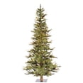 thumbnail image 1 of Vickerman Ashland 6 Foot Slim Pencil Artificial Christmas Tree with White Lights, 1 of 2