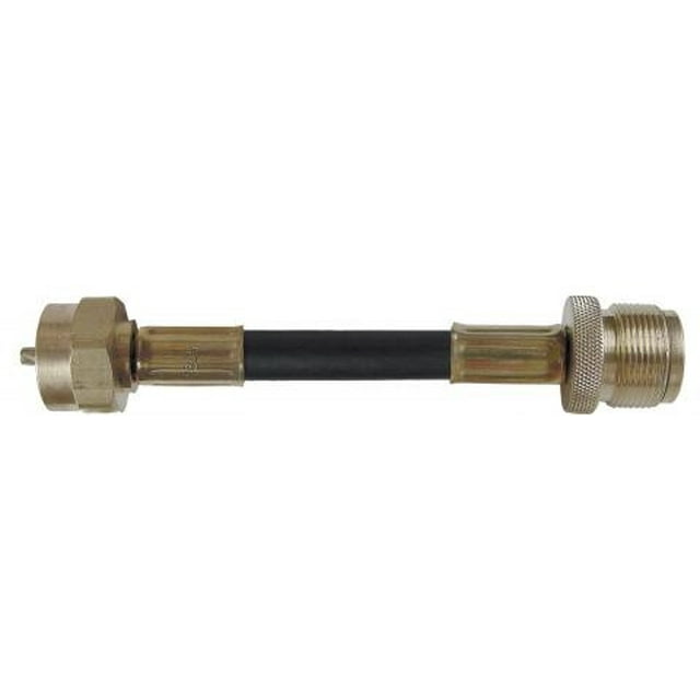 Marshall Excelsior Propane Hose MER421-60 1/4 Inch Inside Diameter High Pressure Adaptor Hose; 1 Inch-20 Female Swivel x 1 Inch-20 Male; With Thermal Protection; 60 Inch Length