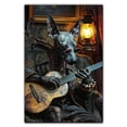 thumbnail image 3 of Xoloitzcuintli Dog and Guitar Picture Poster Unframe, Xoloitzcuintli Dog Canvas Frame Ready to Hang - Gifts For Women - Gifts For Women, 3 of 6