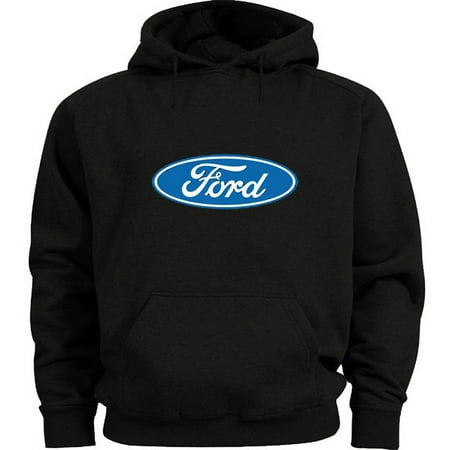 Ford Logo Cut Out - Ford Logo Hoodie Men's Sweatshirt Black