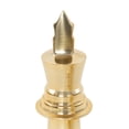 thumbnail image 6 of 4"W, 9"H Gold Aluminum Metal Chess Sculpture with Knight, Queen and King, by DecMode (3 Count), 6 of 10