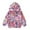 Purple, variant on XEGLSBU Girls Fall Light Coat Children Fashion Cute Print Hooded Long Sleeve Hacket Zipper Hooded Windproof Coat Windbreaker Girls Size 8 Fall Light Coat Size 2-3 Years