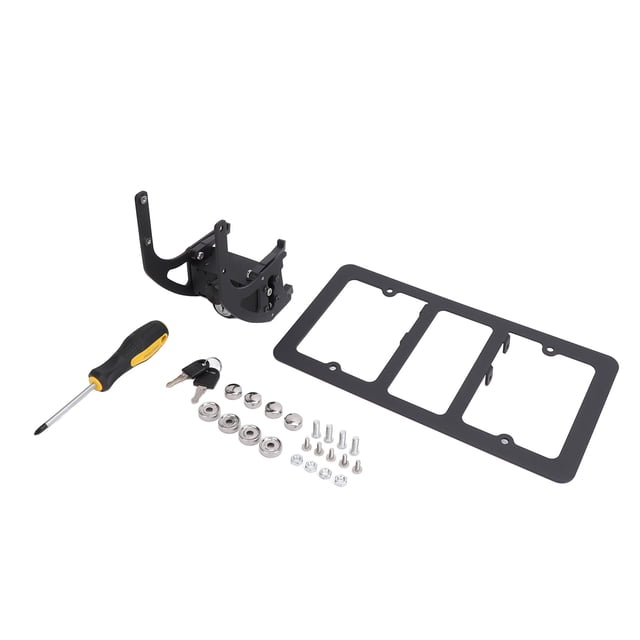 Car Tag Holder Adapter, Drill Free Install Lockable License Plate Holder for Y 2021 To 2024