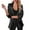 Black, variant on Sopiago Blazers for Women Sequin Shiny Open Front Blazer Evening Party Sparkly Long Sleeve Slim Cardigan Coat Jacket Green,S