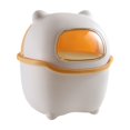 thumbnail image 2 of Ganfancp Sobremesa Pequeño Cubo de Basura Alto Valor Lindo Anillo de Presión Sin Tapa Mesa de Cocina Dormitorio Almacenamiento Grande Antideslizante Fondo Aumentado Ofertas de La Semana 1* Papelera, 2 of 6