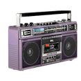 thumbnail image 4 of Radiocasetera QFX Purple  Bluetooth con Conversión a MP3 y Ecualizador de 3 Bandas Am/Fm, 4 of 10
