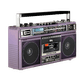 thumbnail image 4 of Radiocasetera QFX Purple  Bluetooth con Conversión a MP3 y Ecualizador de 3 Bandas Am/Fm, 4 of 10