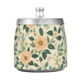thumbnail image 7 of Yayeee Ashtray with Lid for Cigarette Smokeless Stainless Steel Home Ash Holder, Floral Design, 7 of 7