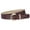 Red, variant on Women's Basic Belt Autumn Adjustable Belts Date Summer Spring Groove Belt 2025 Faux Leather D Ring Umber X-Small-Large